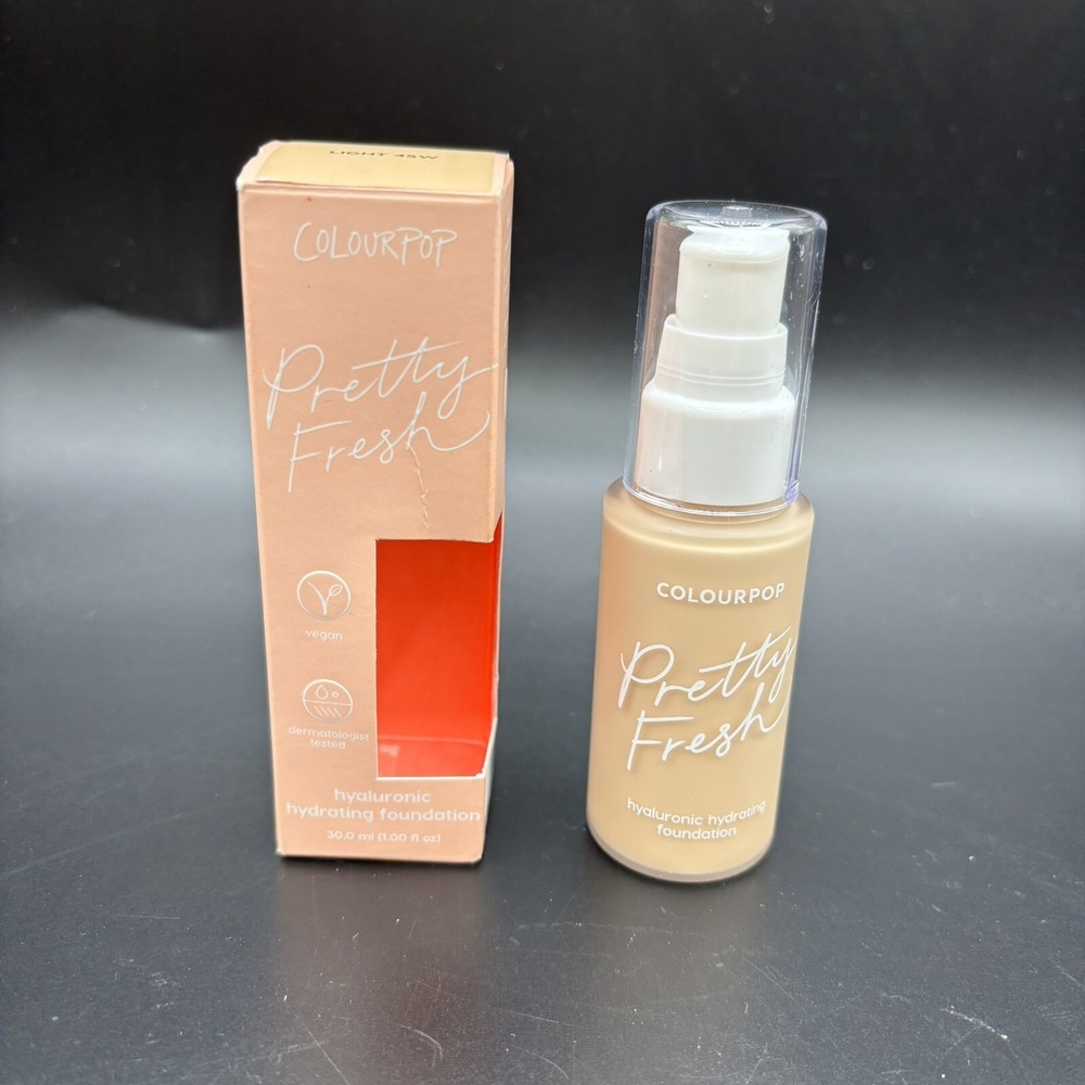 New Colourpop Pretty Fresh Hydrating Foundation ~‎ Shade Light 45W